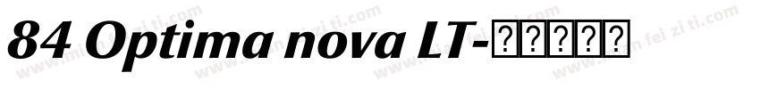 84 Optima nova LT字体转换